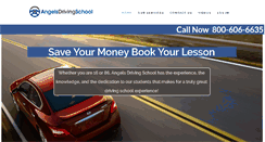 Desktop Screenshot of angelsdrivingschool.com