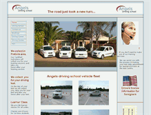 Tablet Screenshot of angelsdrivingschool.co.za